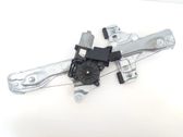 Rear window lifting mechanism without motor