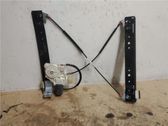 Rear door window regulator with motor