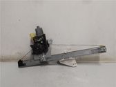 Rear door window regulator with motor