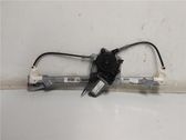 Rear door window regulator with motor