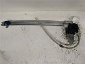 Rear door window regulator with motor