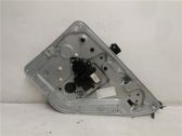 Rear door window regulator with motor