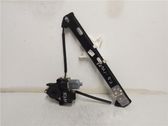 Rear door window regulator with motor