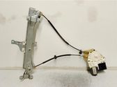 Rear door window regulator with motor
