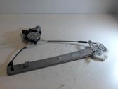 Rear door window regulator with motor