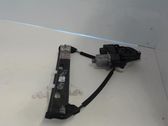 Rear door window regulator with motor