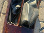 Verkleidung Handbremshebel Leder / Stoff