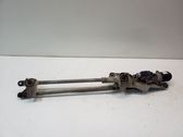 Front wiper linkage and motor