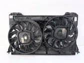 Radiator cooling fan shroud