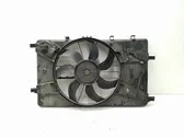 Radiator cooling fan shroud