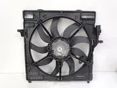 Radiator cooling fan shroud