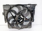 Radiator cooling fan shroud