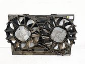 Radiator cooling fan shroud