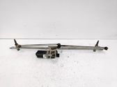 Front wiper linkage and motor