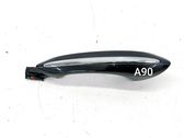 Rear door exterior handle