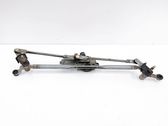 Front wiper linkage and motor