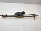 Front wiper linkage and motor