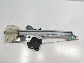 Rear window lifting mechanism without motor
