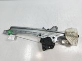 Rear door window regulator with motor