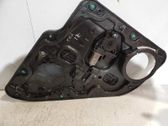 Rear window lifting mechanism without motor