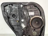 Rear window lifting mechanism without motor