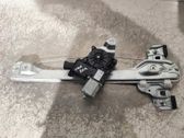 Rear door window regulator with motor