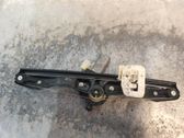 Rear door window regulator with motor