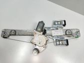 Rear window lifting mechanism without motor