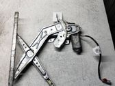 Rear door window regulator with motor