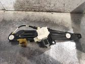 Rear door window regulator with motor