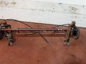 Rear axle beam with reductor