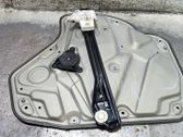 Rear door window regulator with motor