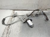 Rear window lifting mechanism without motor
