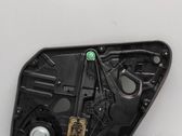 Rear window lifting mechanism without motor