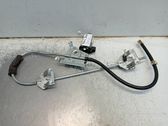 Rear door window regulator with motor