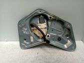 Rear door window regulator with motor