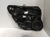 Rear window lifting mechanism without motor