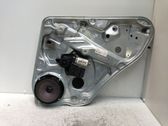 Rear door window regulator with motor