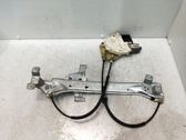 Rear door window regulator with motor
