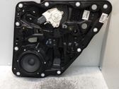 Rear door window regulator with motor