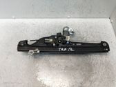 Rear window lifting mechanism without motor