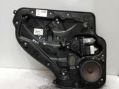 Rear window lifting mechanism without motor