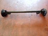 Rear axle beam with reductor