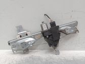 Rear door window regulator with motor