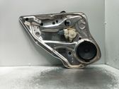 Rear window lifting mechanism without motor