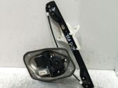 Rear door window regulator with motor