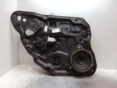 Rear window lifting mechanism without motor