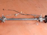 Rear axle beam with reductor