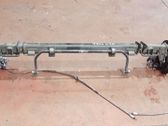 Rear axle beam with reductor