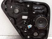 Rear window lifting mechanism without motor